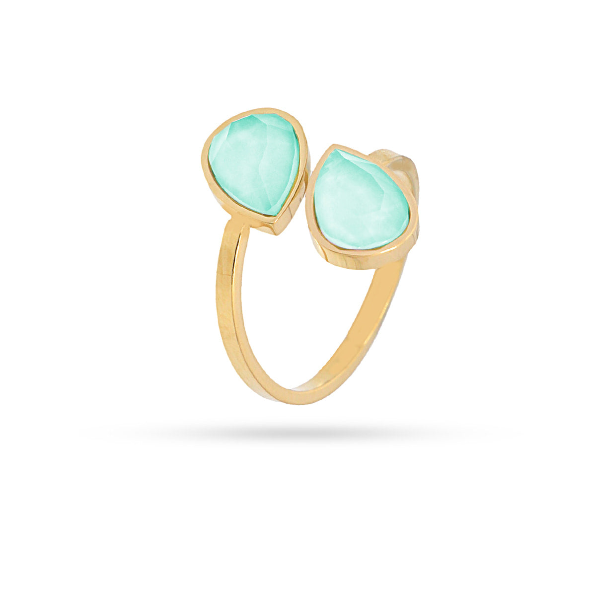Anillo Drops Rain Turquesa Anartxy