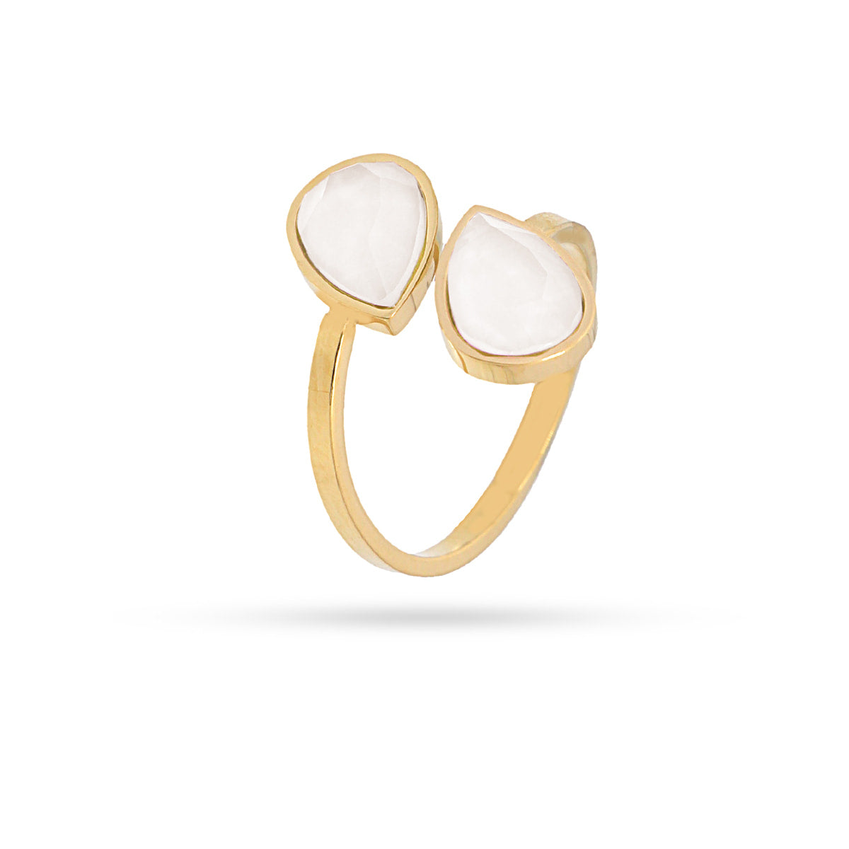 Anillo Drops Rain Blanco Anartxy