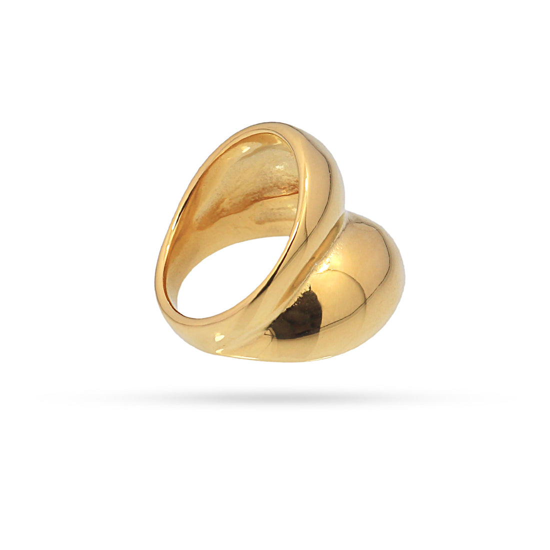 Anillo Waves Dunes Dorado Anartxy