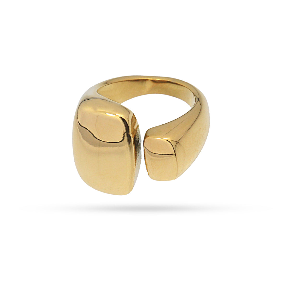 Anillo Waves Both Dorado Anartxy