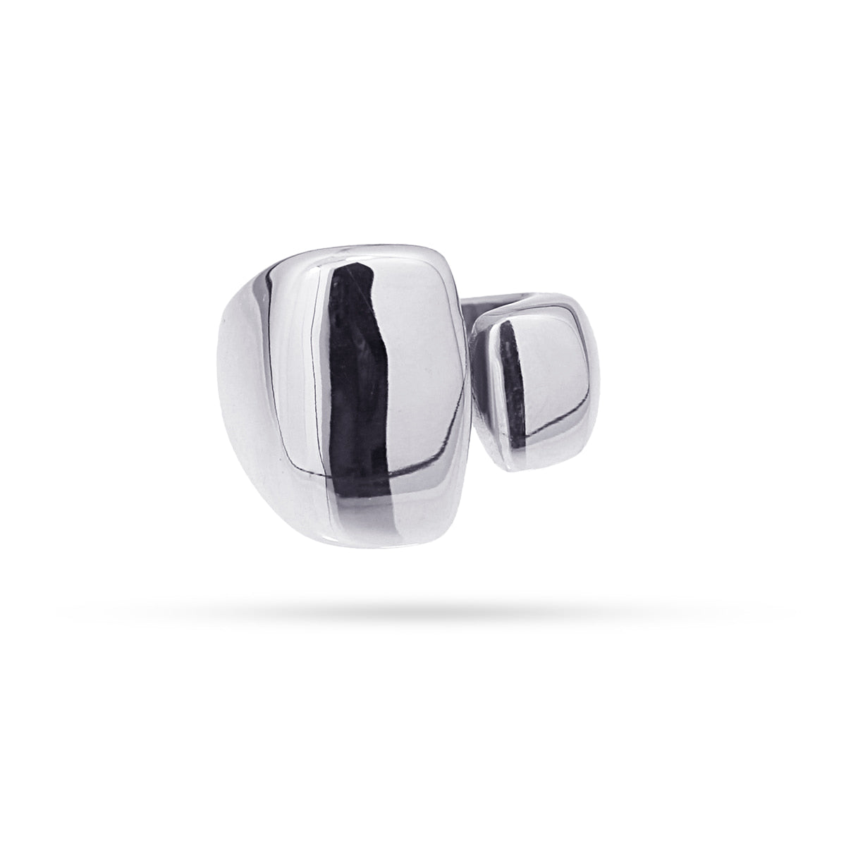 Anillo Waves Both Plateado Anartxy