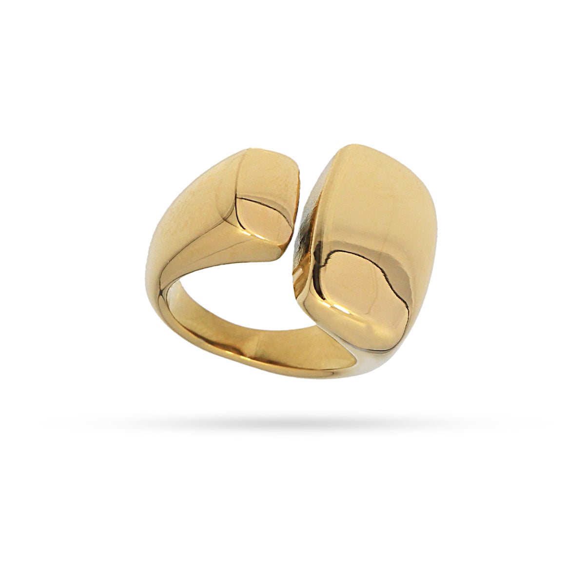 Anillo Waves Both Dorado Anartxy
