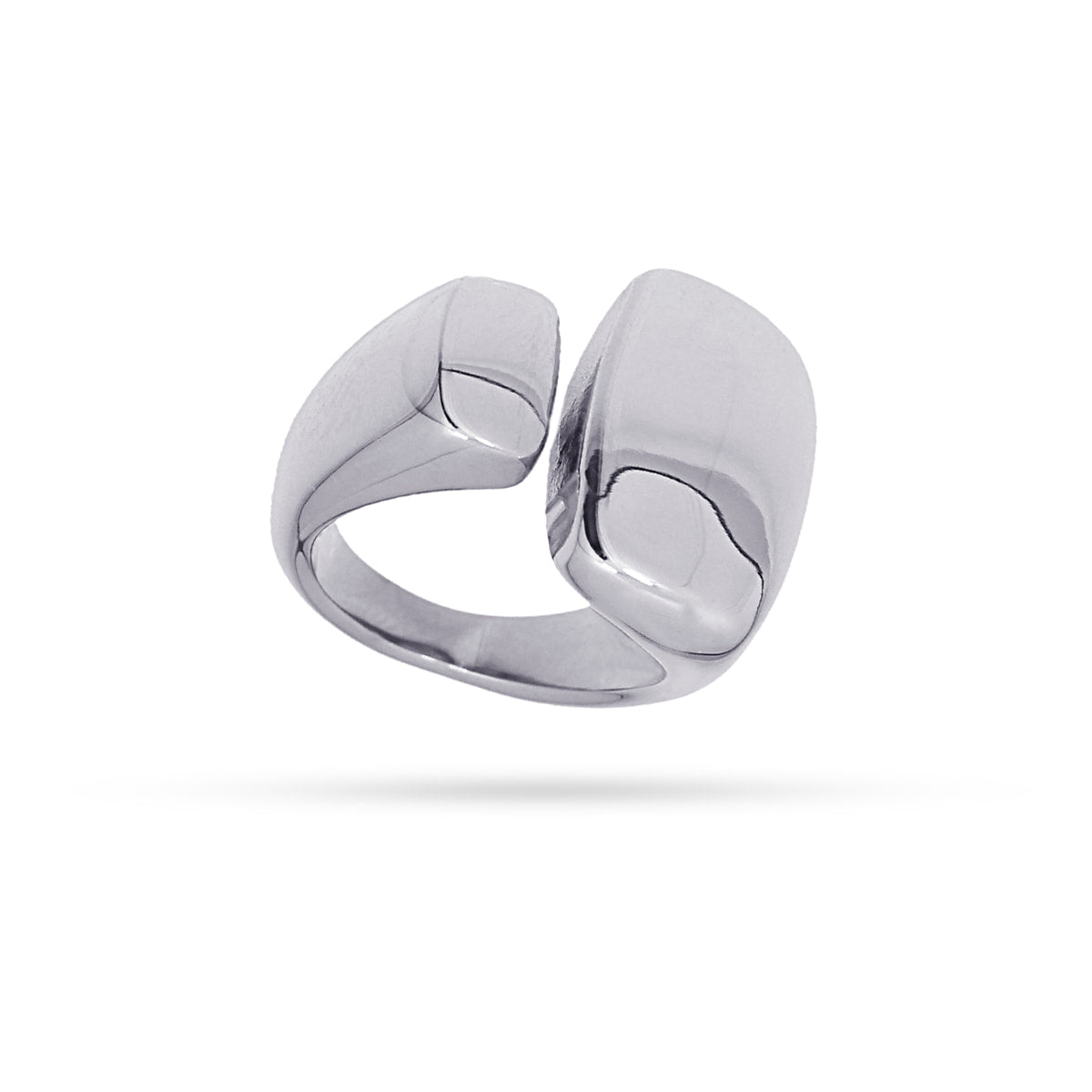 Anillo Waves Both Plateado Anartxy