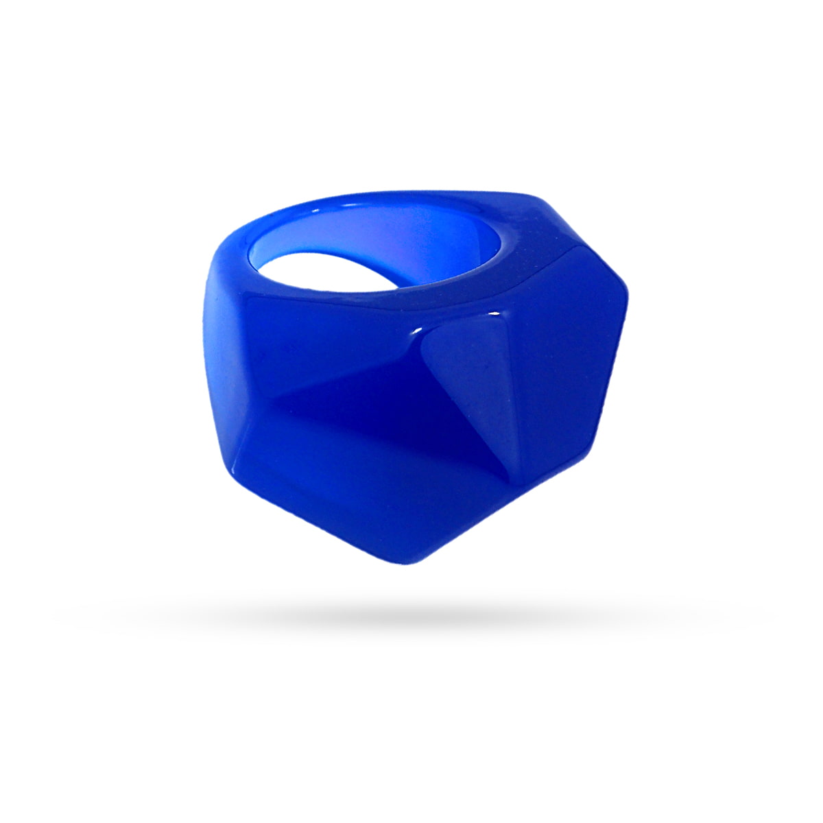Anillo Resin Coconut Azul Anartxy