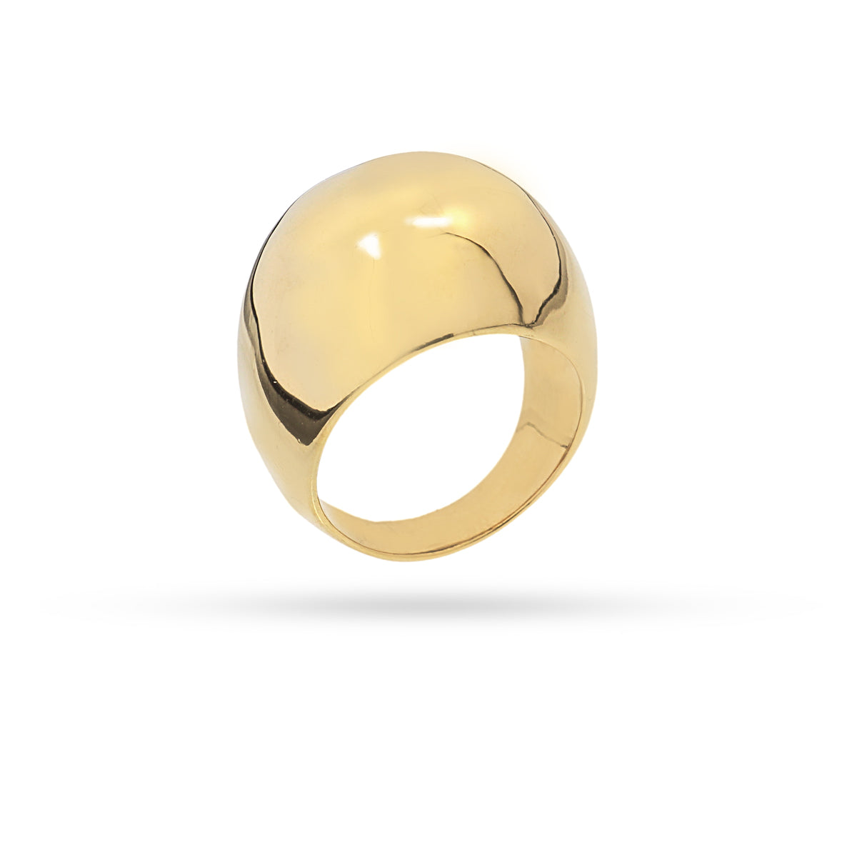 Anillo Waves Curve Dorado Anartxy