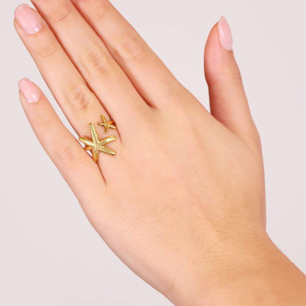 Anillo Tide Stella Dorado Anartxy