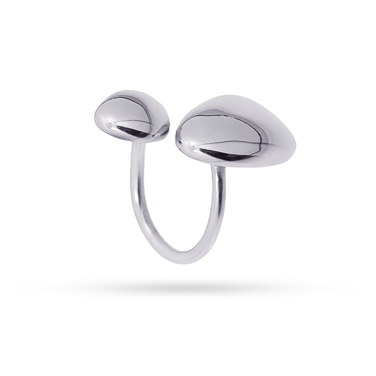 Anillo Waves Two Plateado Anartxy