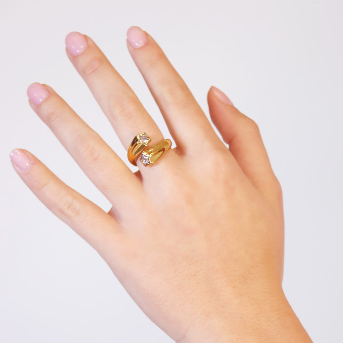 Anillo Summer Essentials Sky Dorado Anartxy