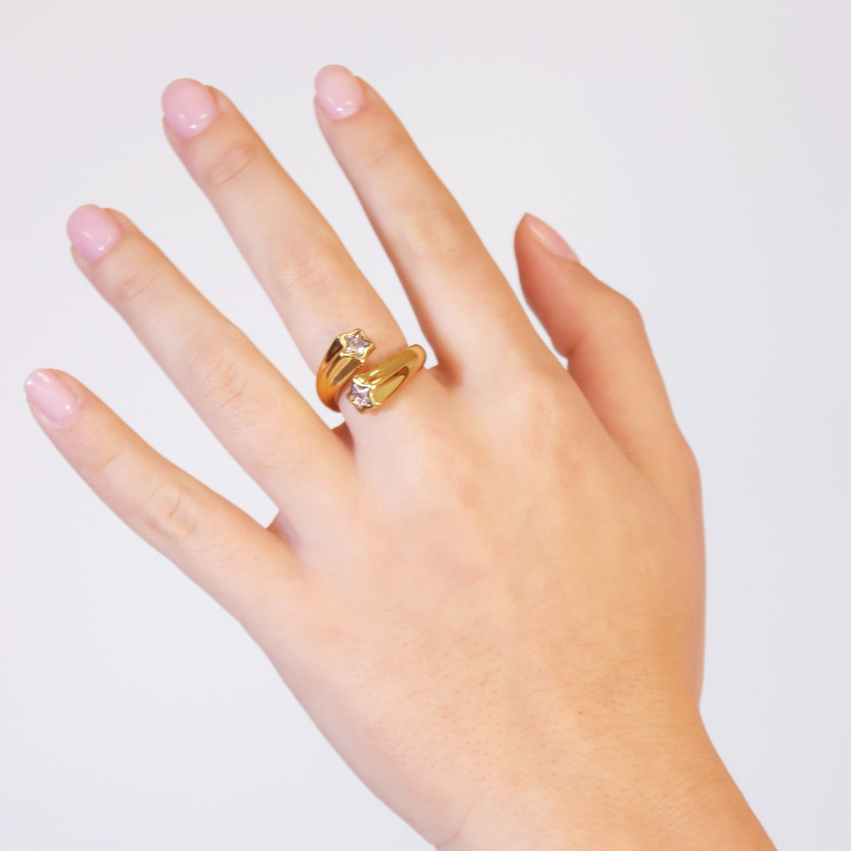 Anillo Summer Essentials Sky Dorado Anartxy