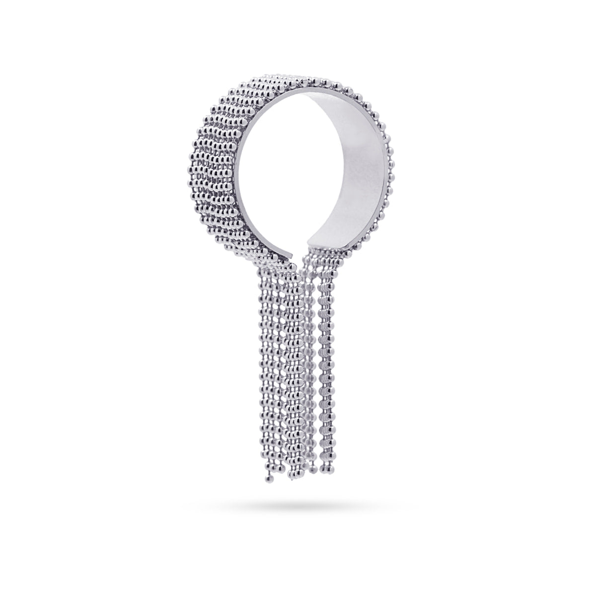 Anillo Summer Essentials Fringe Plateado Anartxy