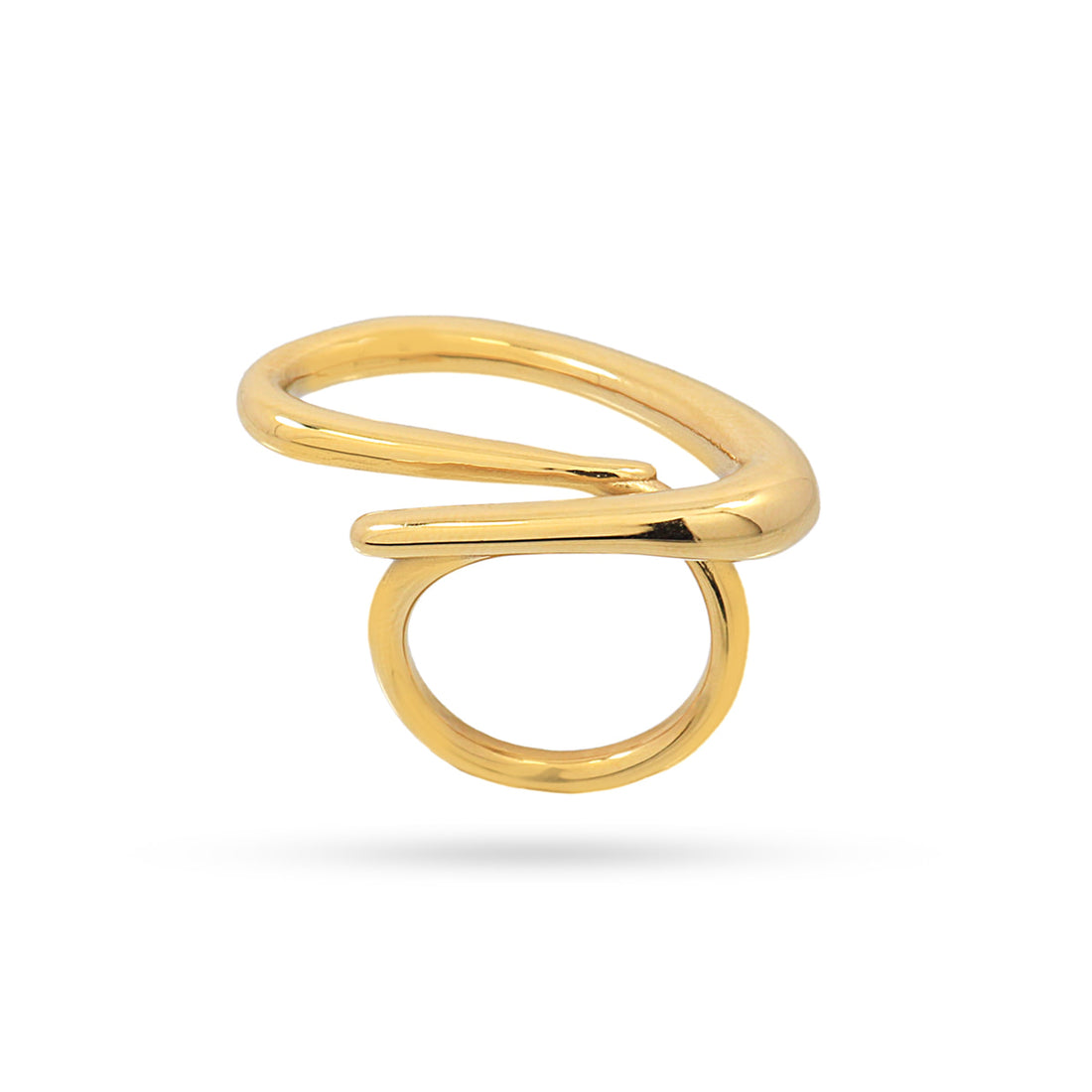 Anillo Waves Shift Dorado Anartxy
