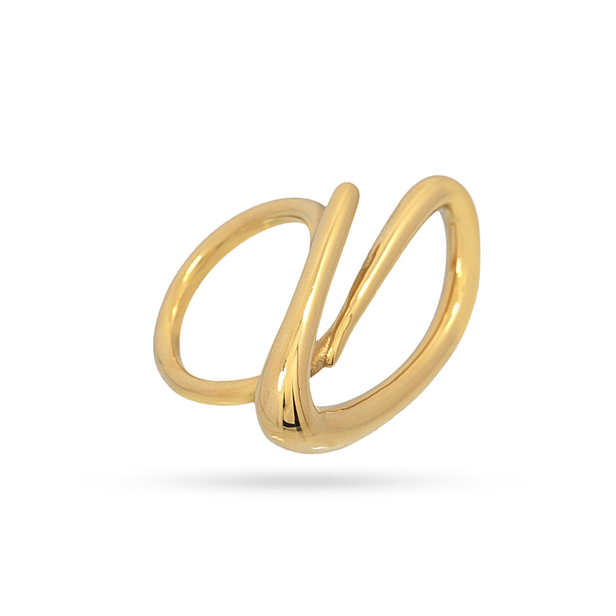 Anillo Waves Shift Dorado Anartxy