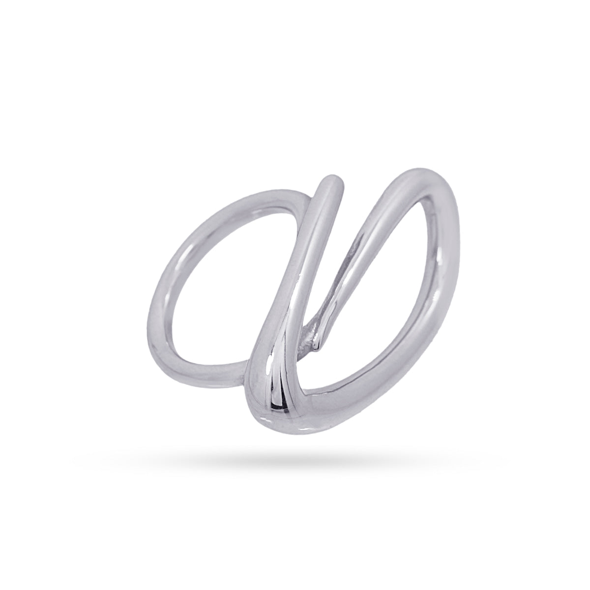 Anillo Waves Shift Plateado Anartxy