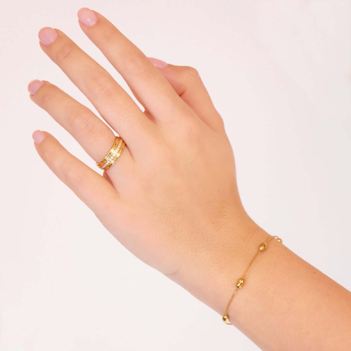 Anillo Summer Essentials Starry Night Dorado Anartxy