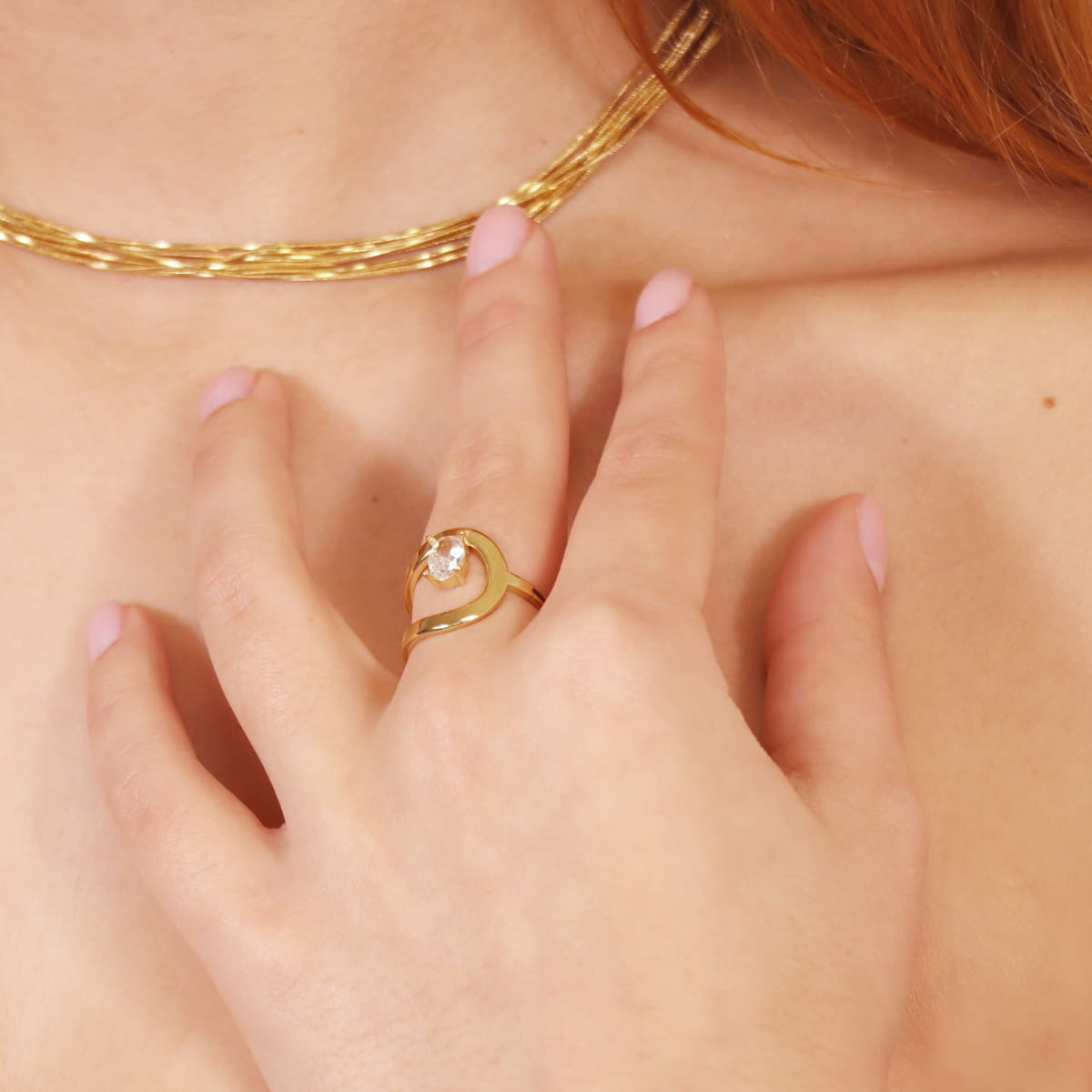 Anillo Summer Essentials Sirius Dorado Anartxy
