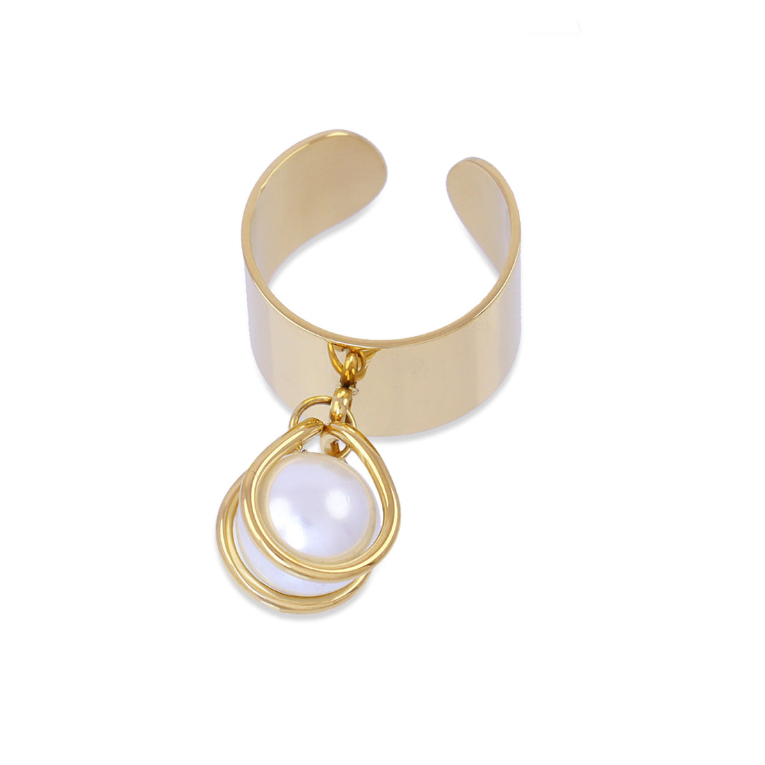 Anillo Orbit Radiant Dorado Anartxy