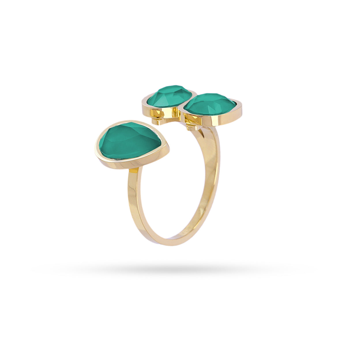 Anillo Drops Drizzle Verde Anartxy