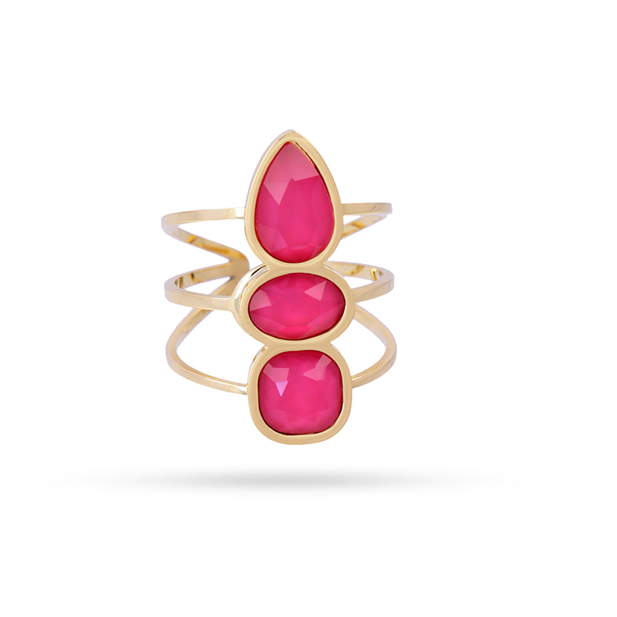 Anillo Drops Petal Rosa Anartxy