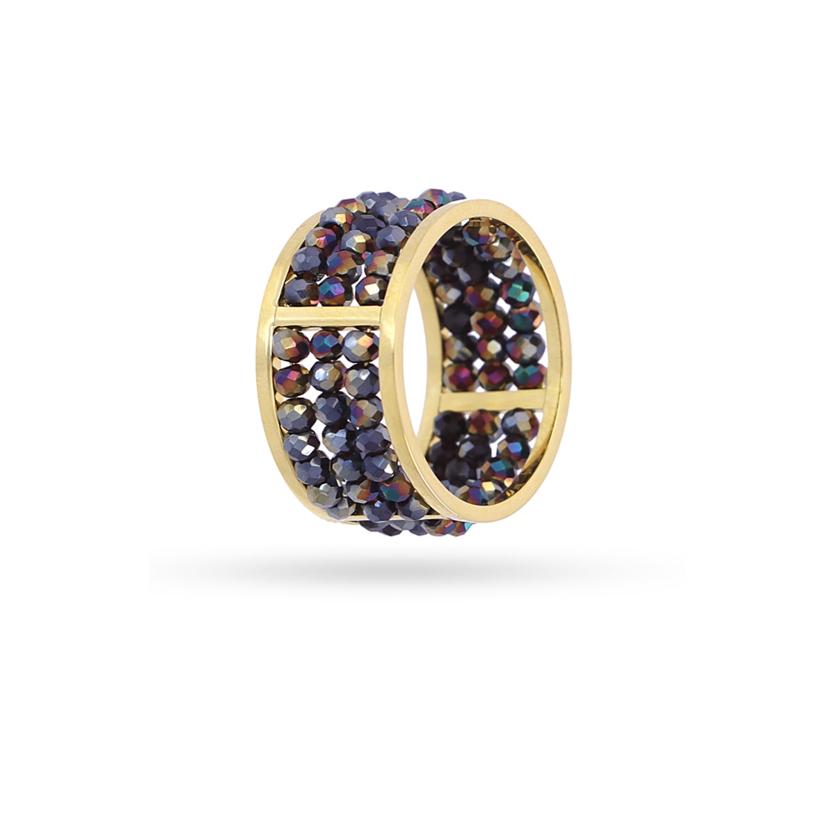 Anillo Levity Mossy Negro Anartxy