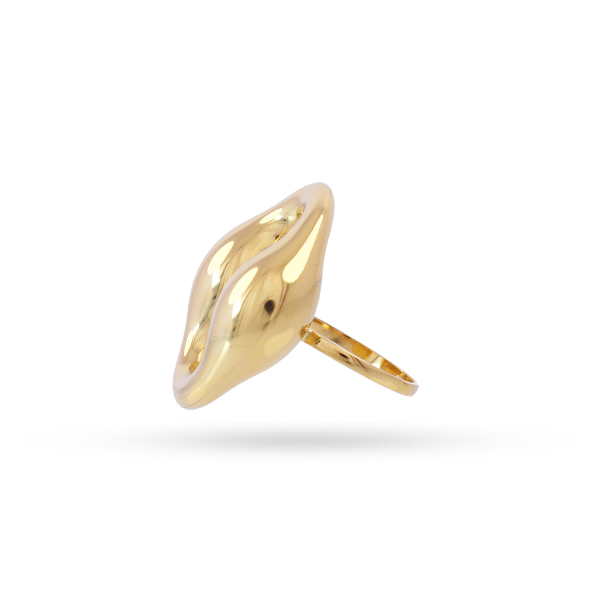 Anillo Waves Rage Dorado Anartxy
