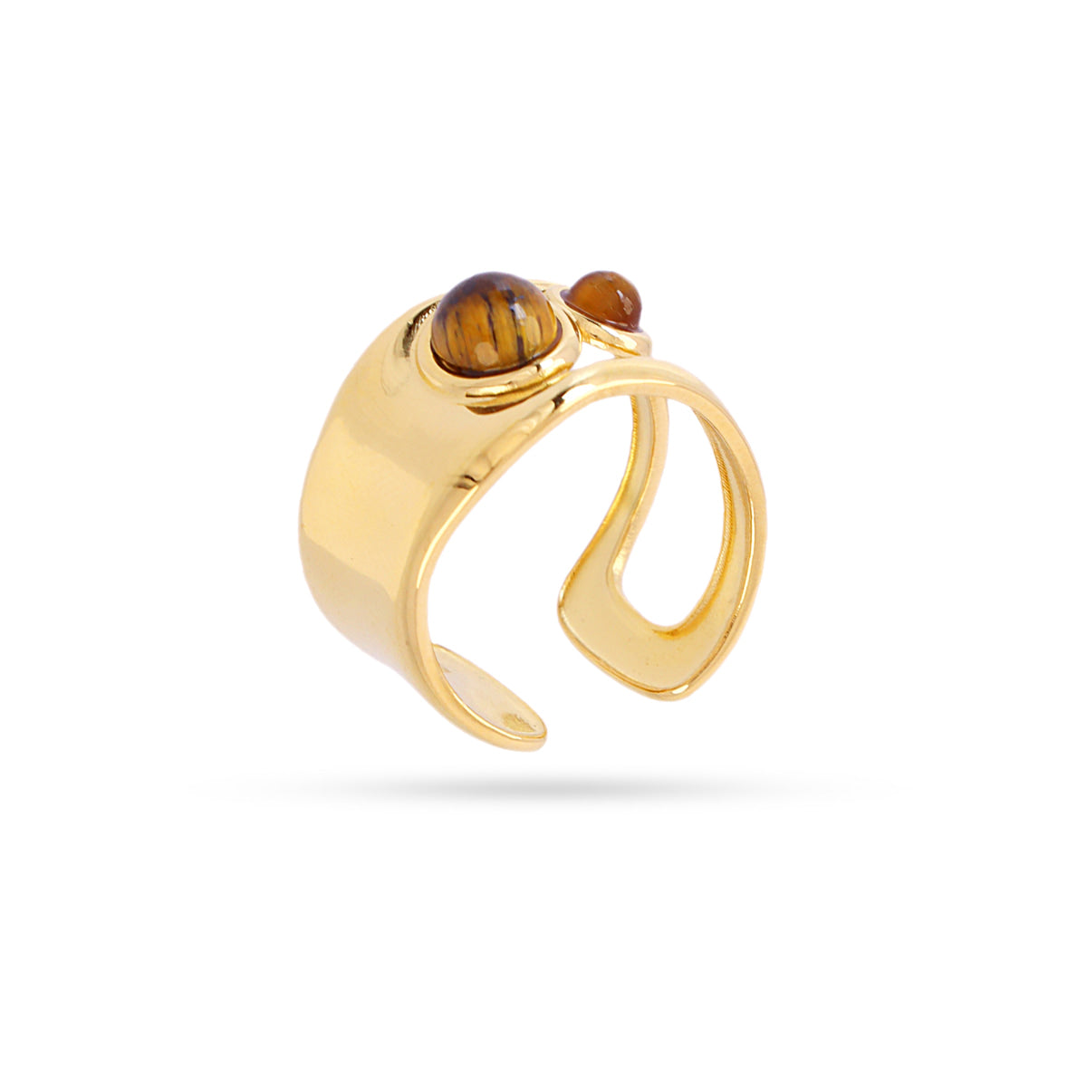 Anillo Waves Liora Café Anartxy