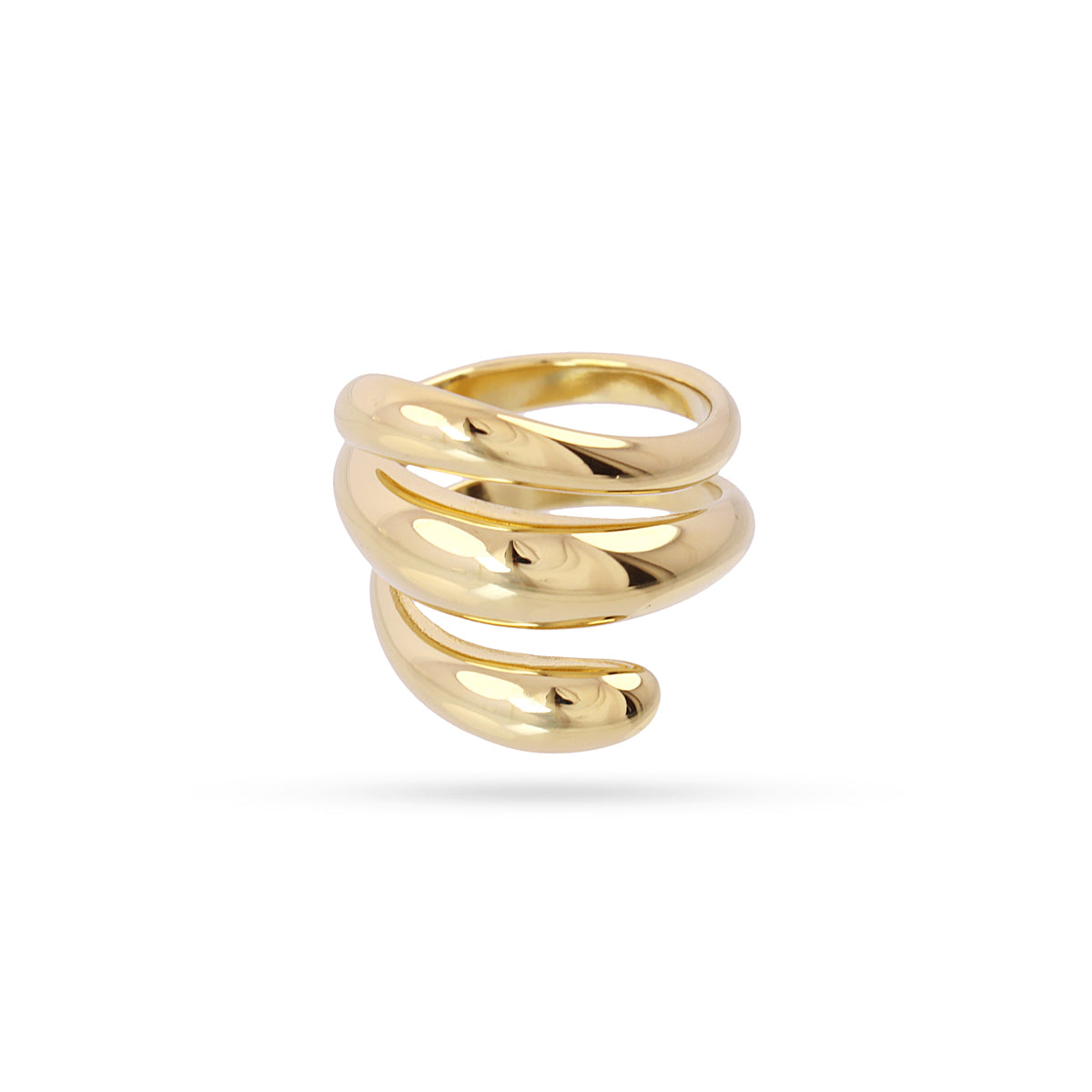 Anillo Waves Oralis Dorado Anartxy