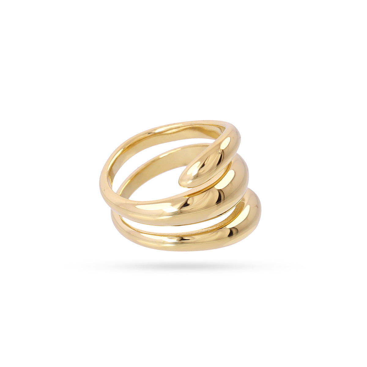 Anillo Waves Oralis Dorado Anartxy