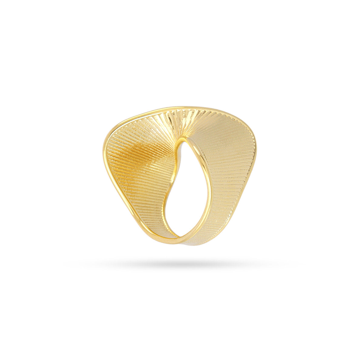 Anillo Waves Vaela Dorado Anartxy