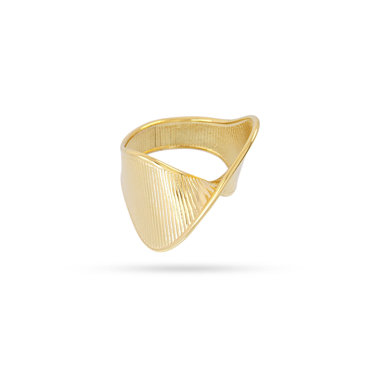 Anillo Waves Vaela Dorado Anartxy