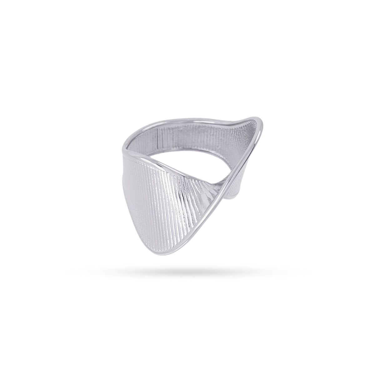 Anillo Waves Vaela Plateado Anartxy