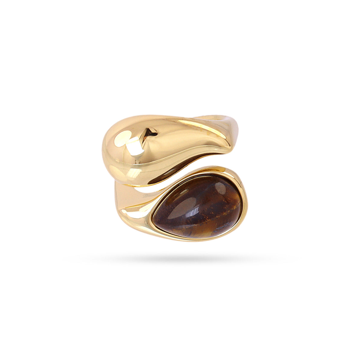 Anillo Waves Lunith Dorado Anartxy