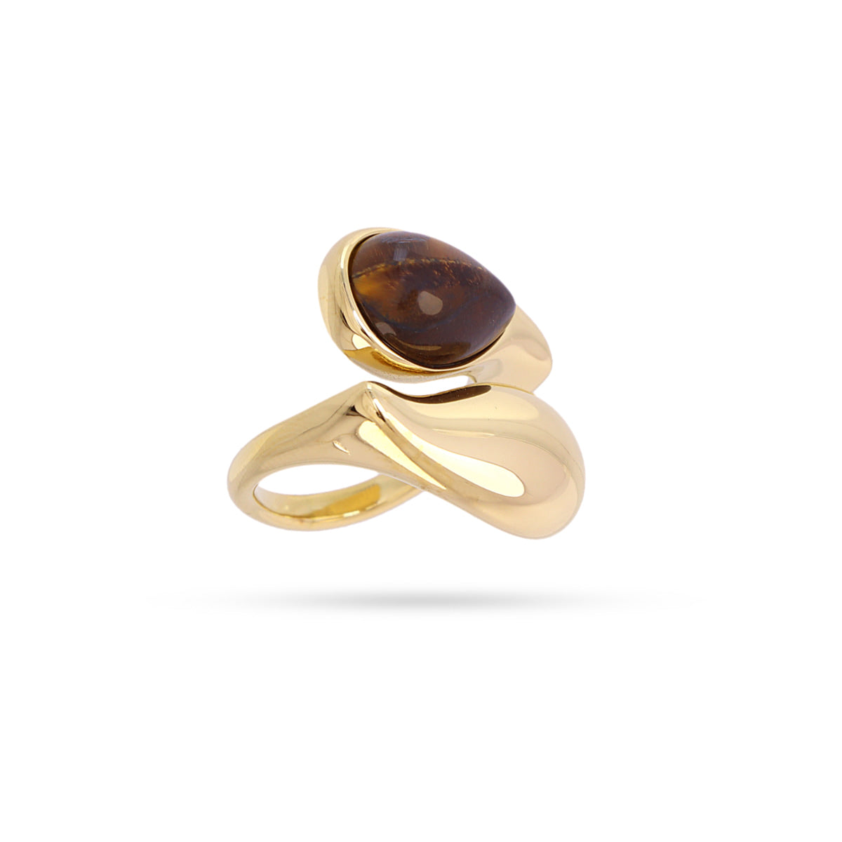 Anillo Waves Lunith Dorado Anartxy