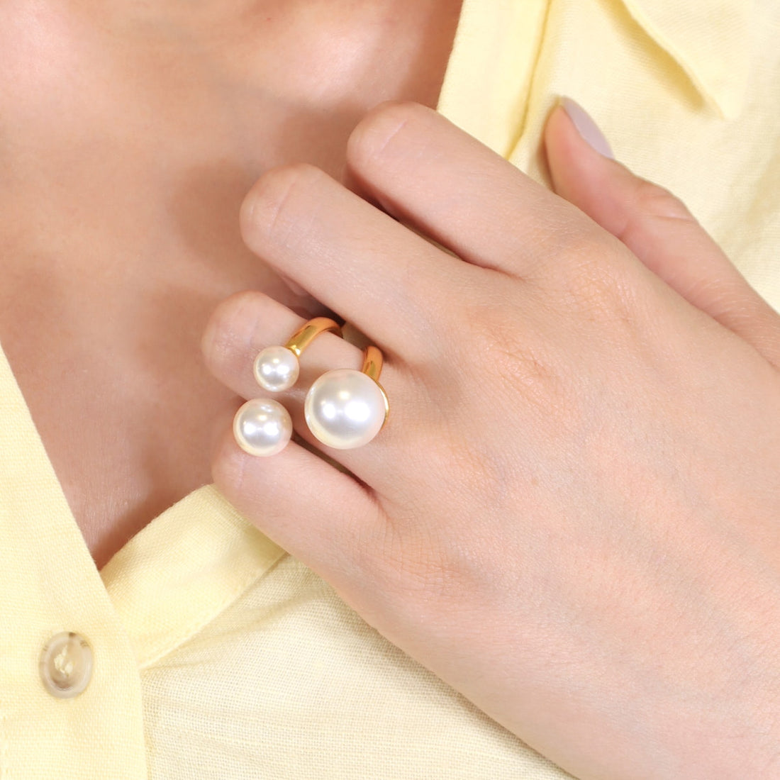 Anillo Essentials Bliss Dorado Anartxy