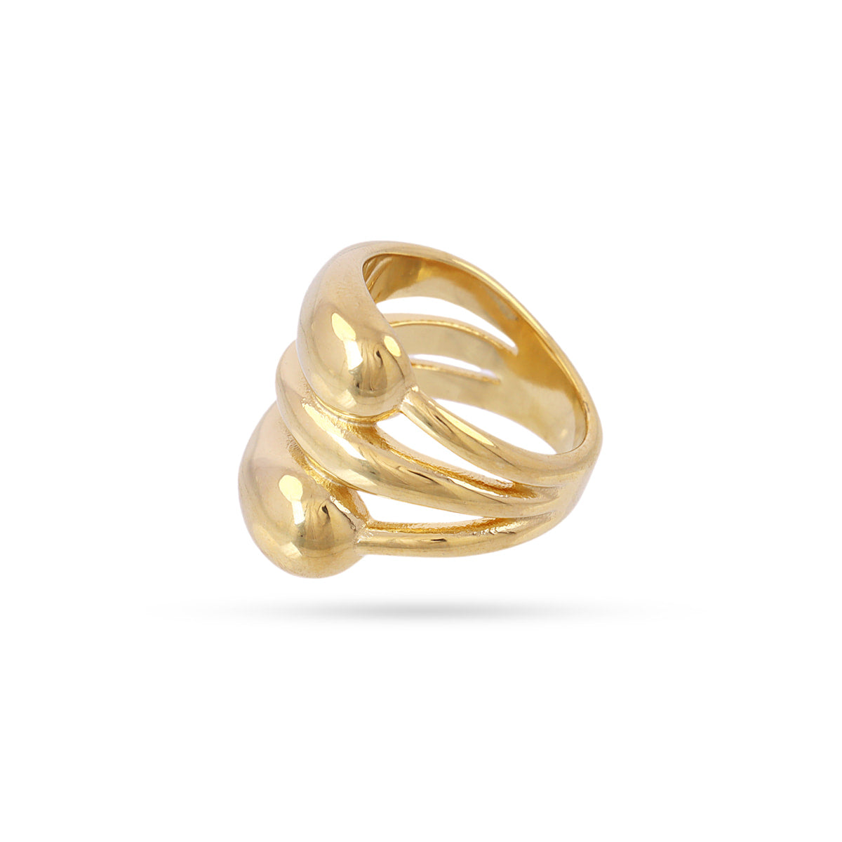 Anillo Waves Nareen Dorado Anartxy