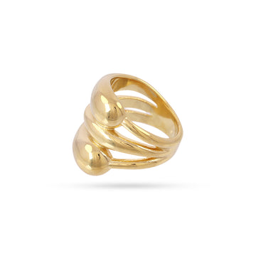Anillo Waves Nareen Dorado Anartxy