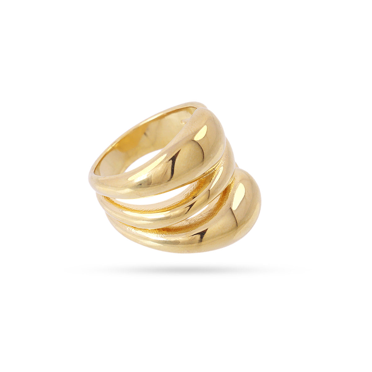 Anillo Waves Nareen Dorado Anartxy