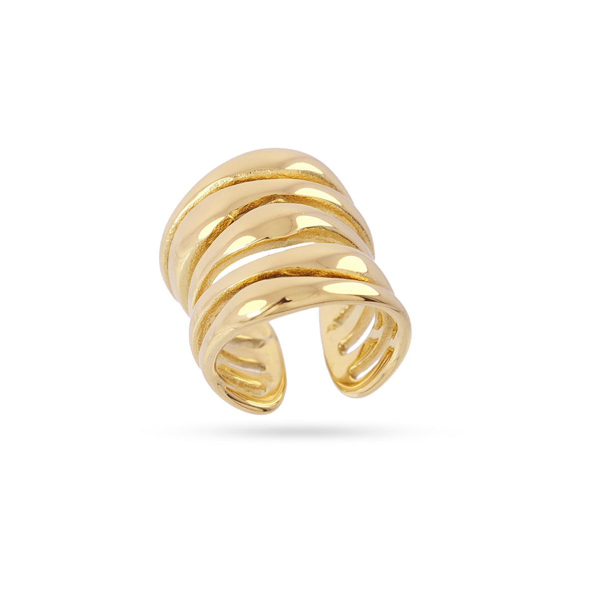 Anillo Waves Origin Dorado Anartxy