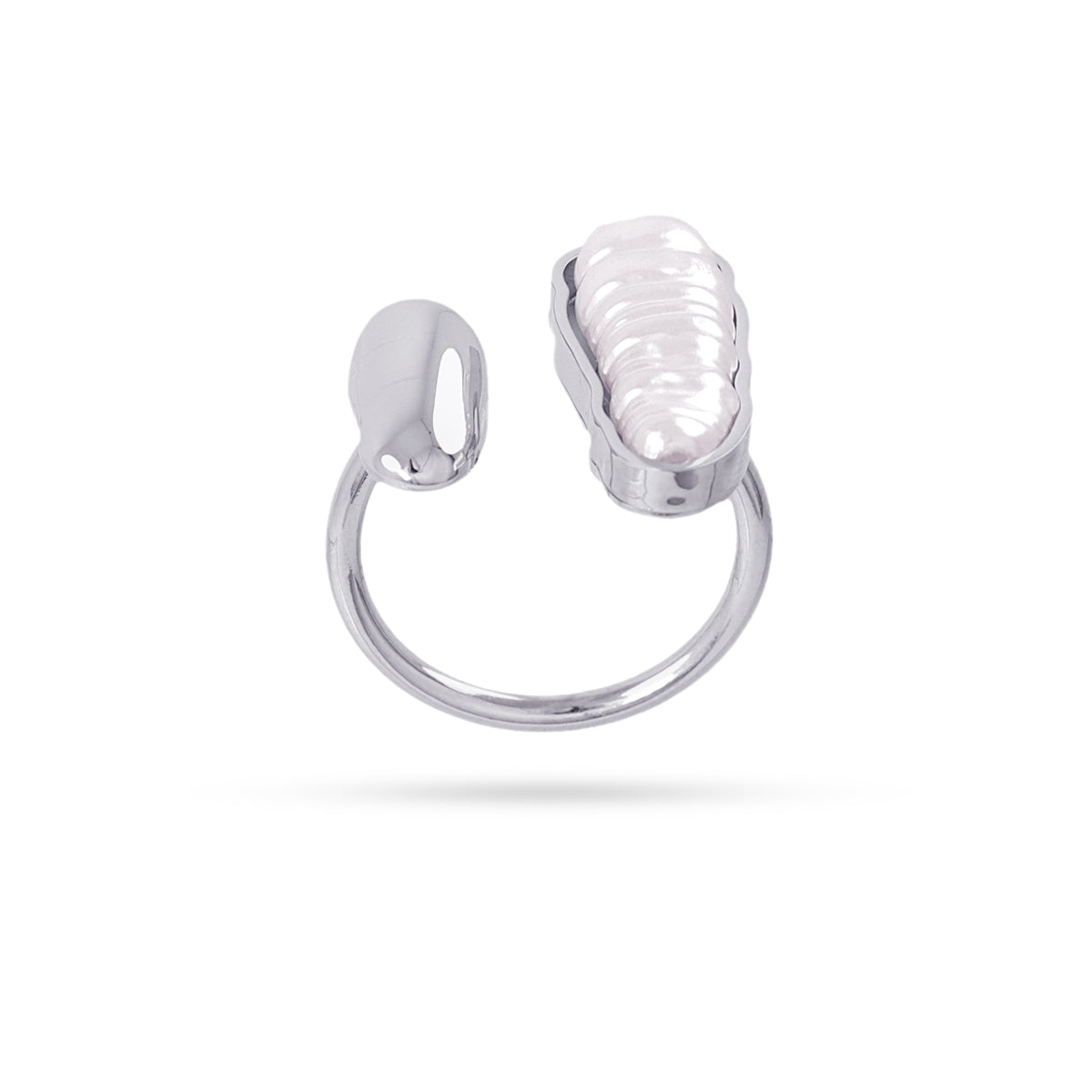 Anillo Whim Sheen Plateado Anartxy