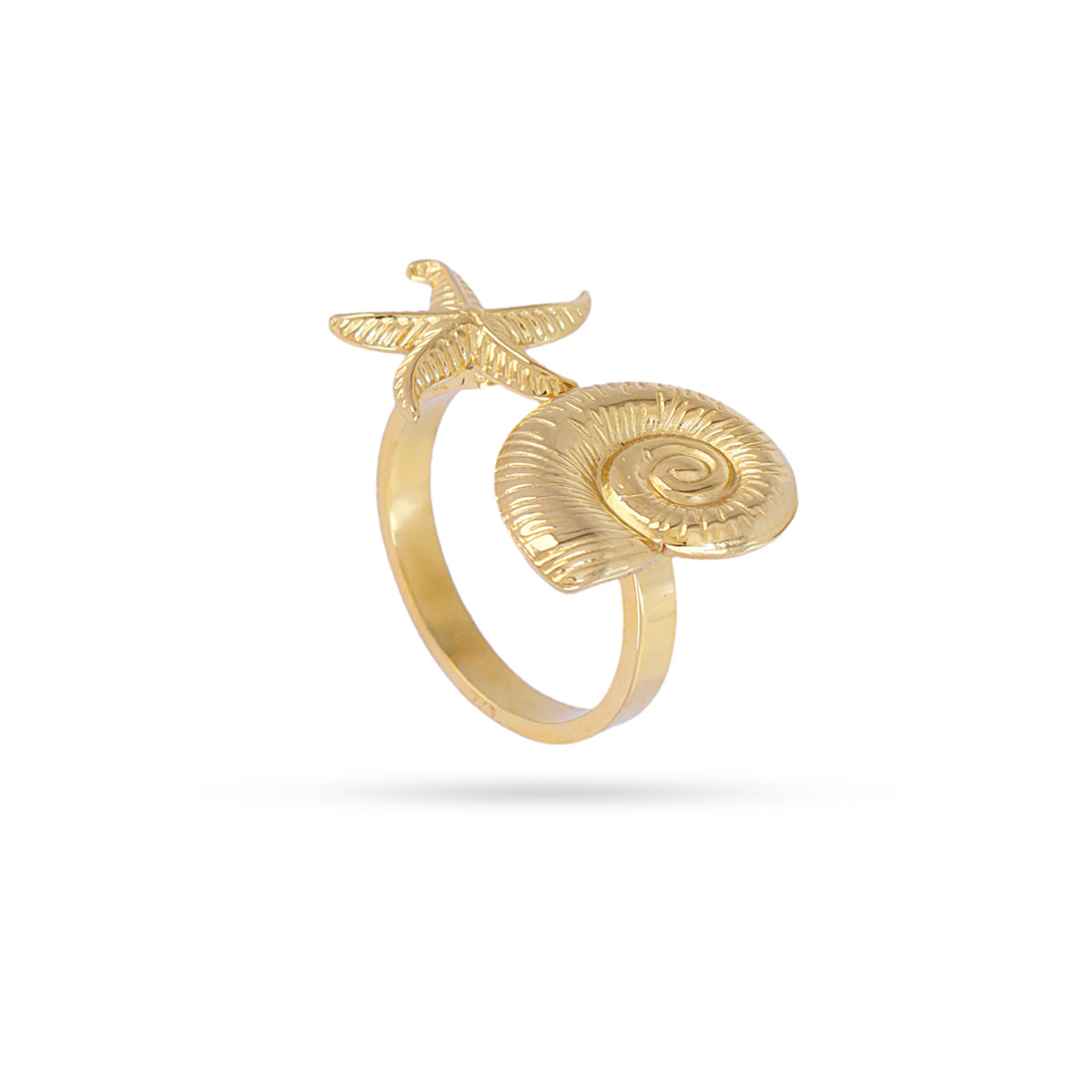 Anillo Tide Nixie Dorado Anartxy