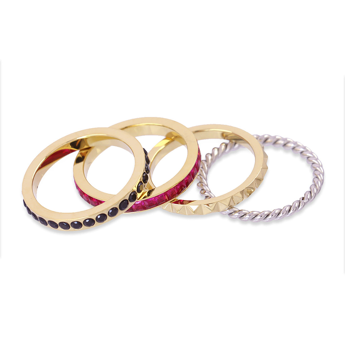 Set de anillos Vandal Ember Combinado Anartxy