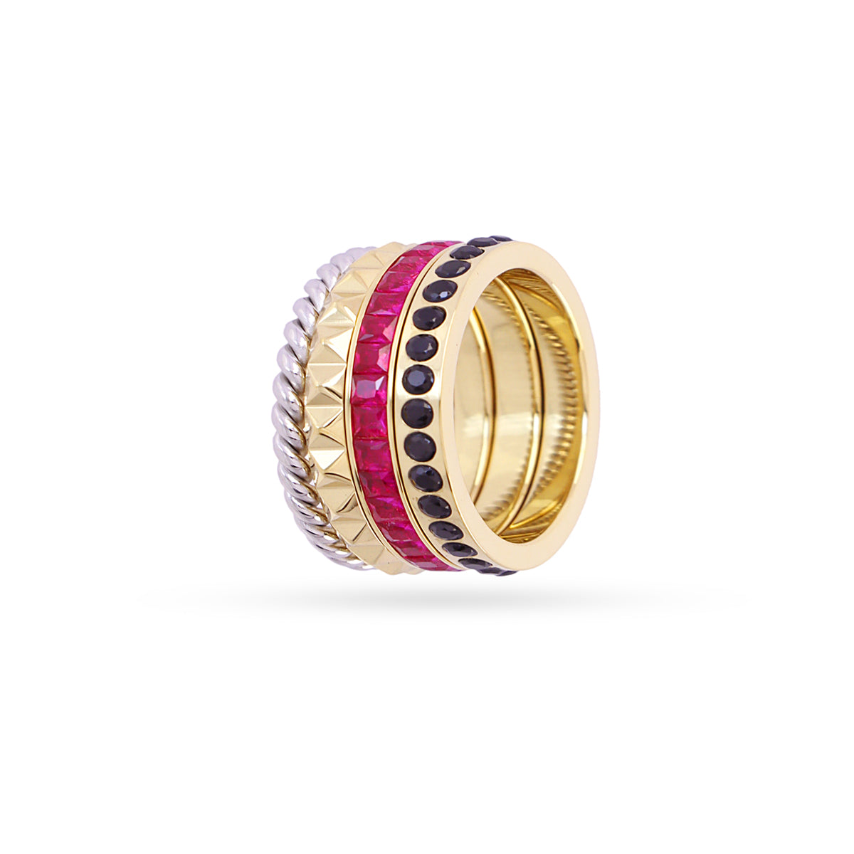 Set de anillos Vandal Ember Combinado Anartxy
