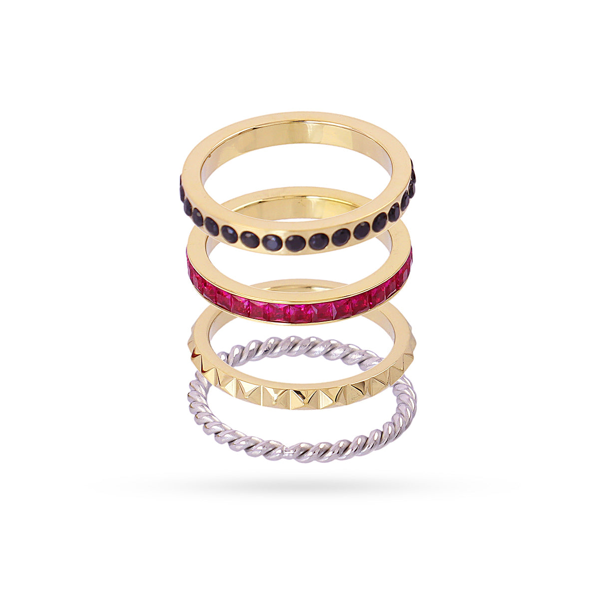 Set de anillos Vandal Ember Combinado Anartxy
