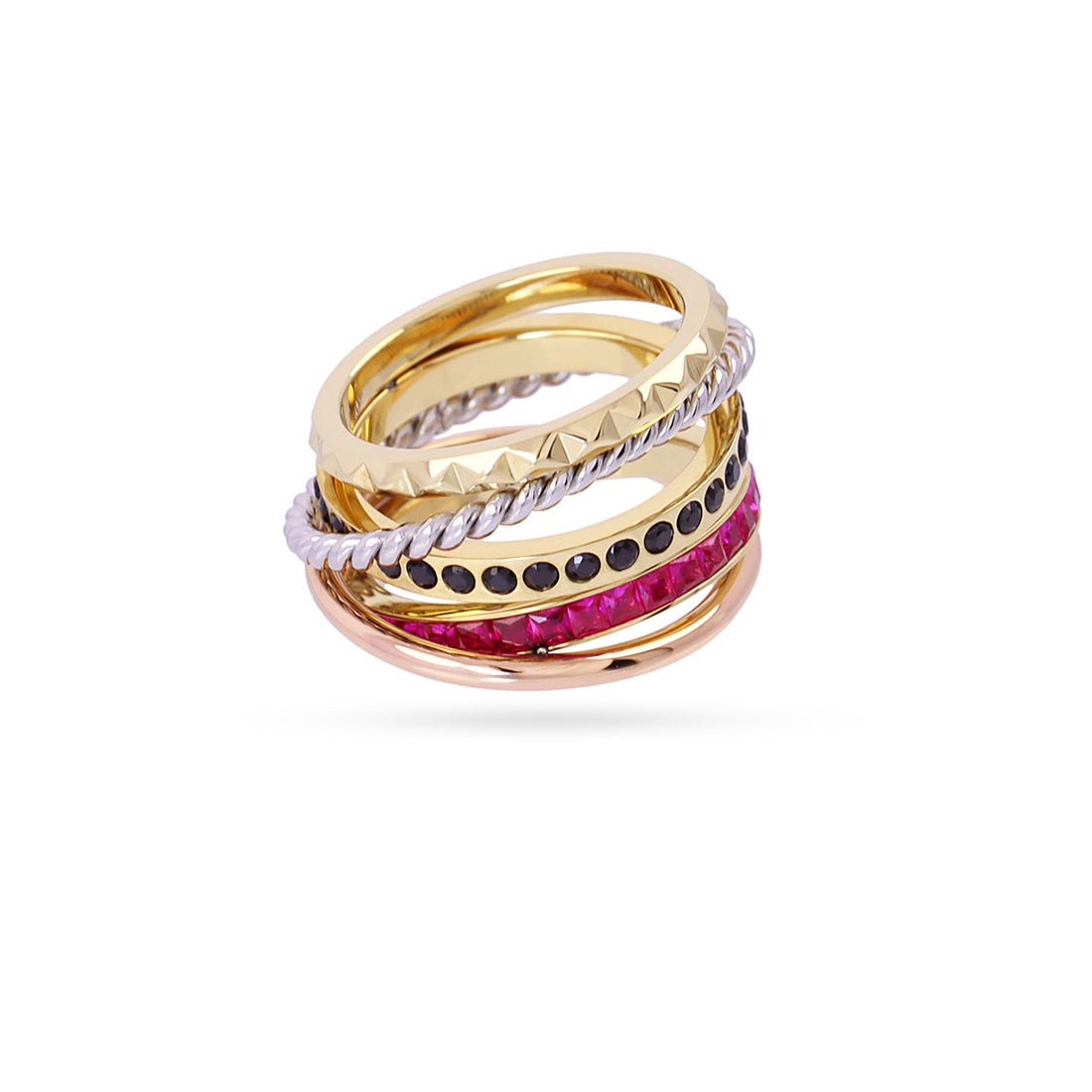 Anillo Vandal Crush Combinado Anartxy