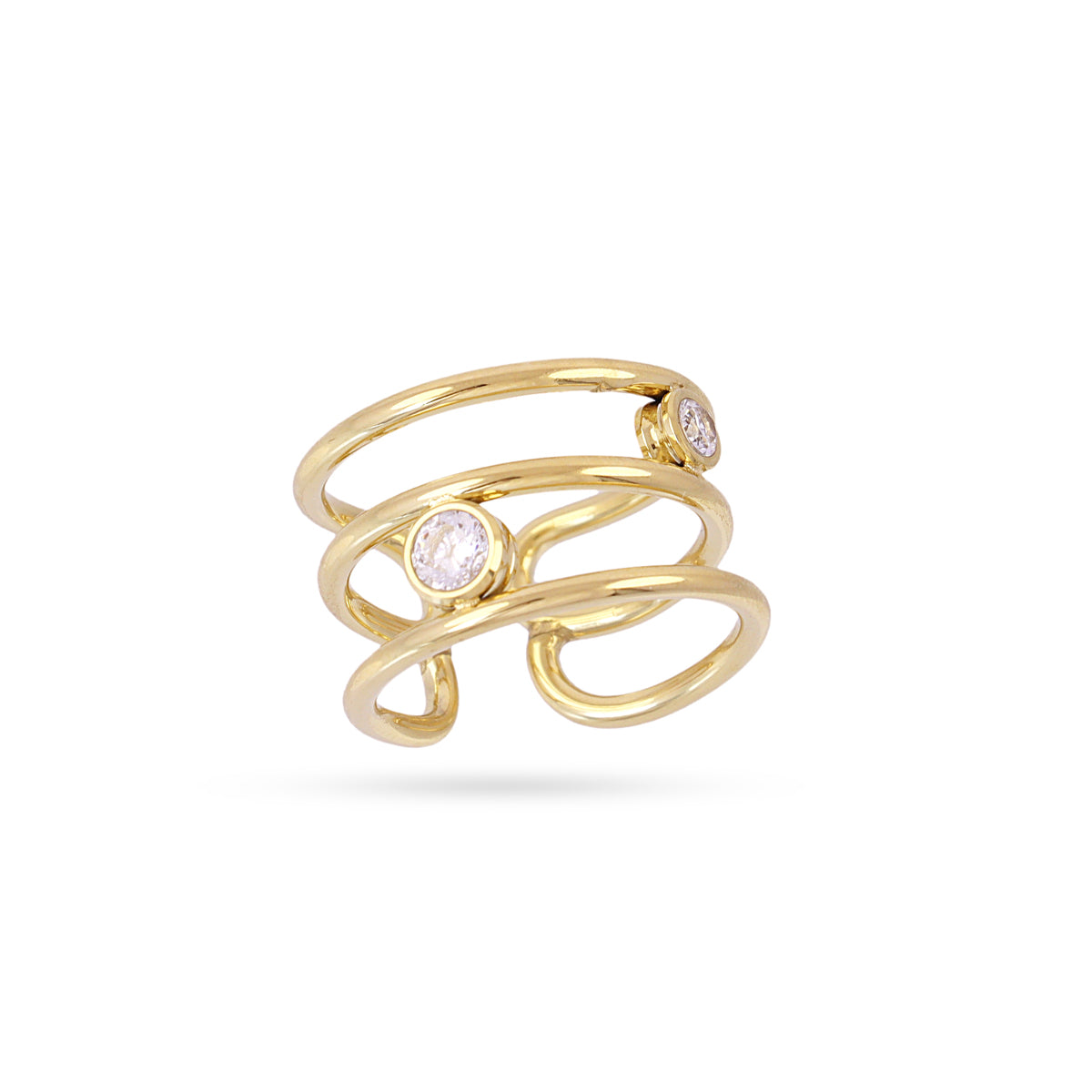 Anillo Infinity Radiant Dorado Anartxy