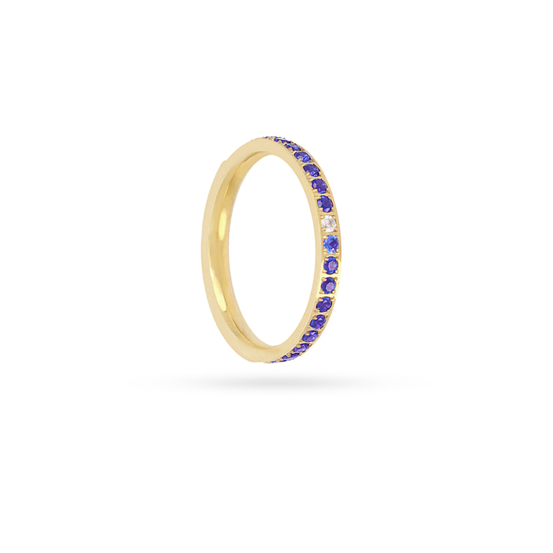 Anillo Sparkle Lit Azul Anartxy