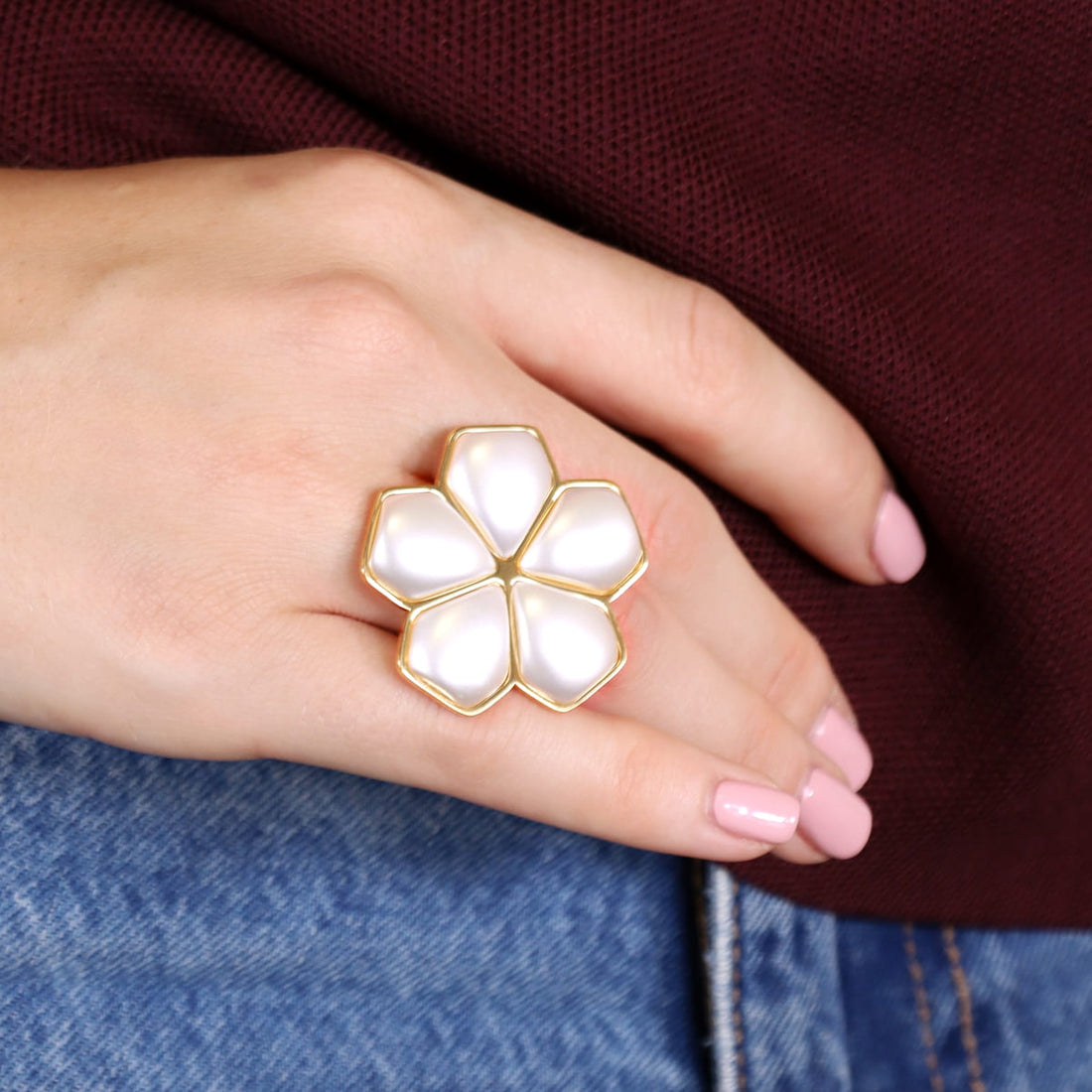 Anillo Whim Gleia Dorado Anartxy