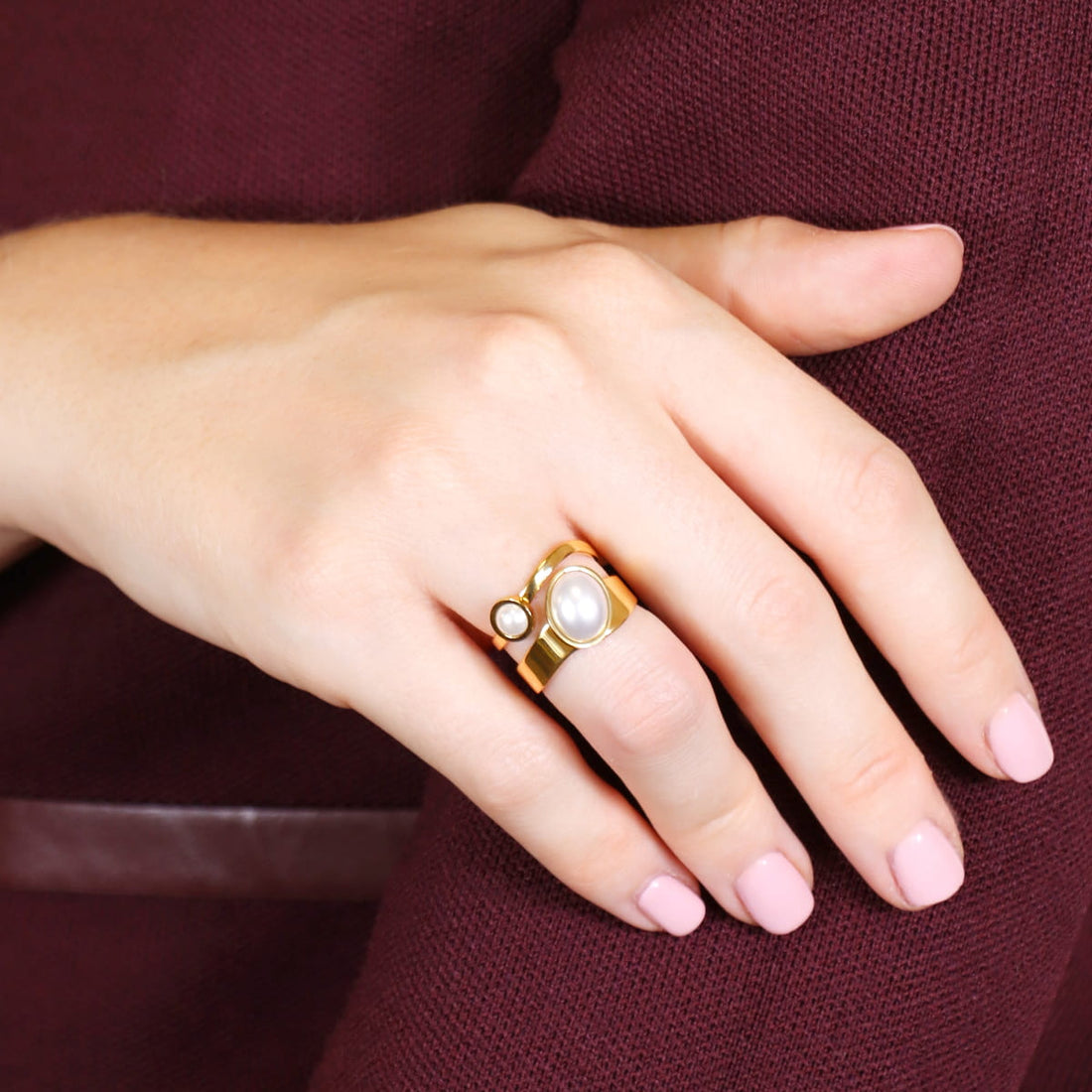 Anillo Whim Orielle Dorado Anartxy
