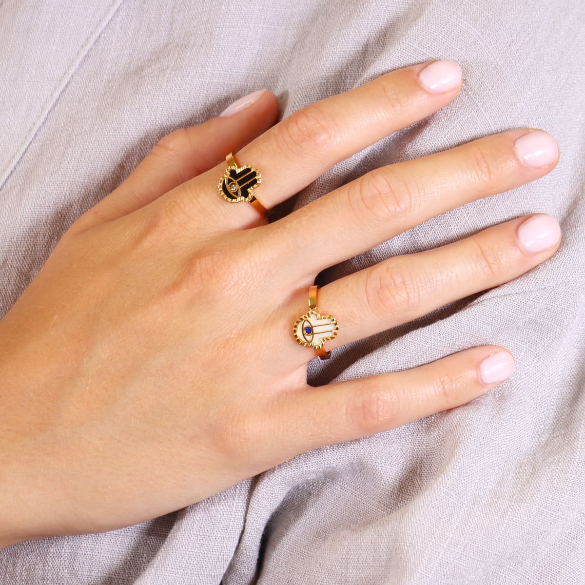 Anillo Mystic Glowen Blanco Anartxy