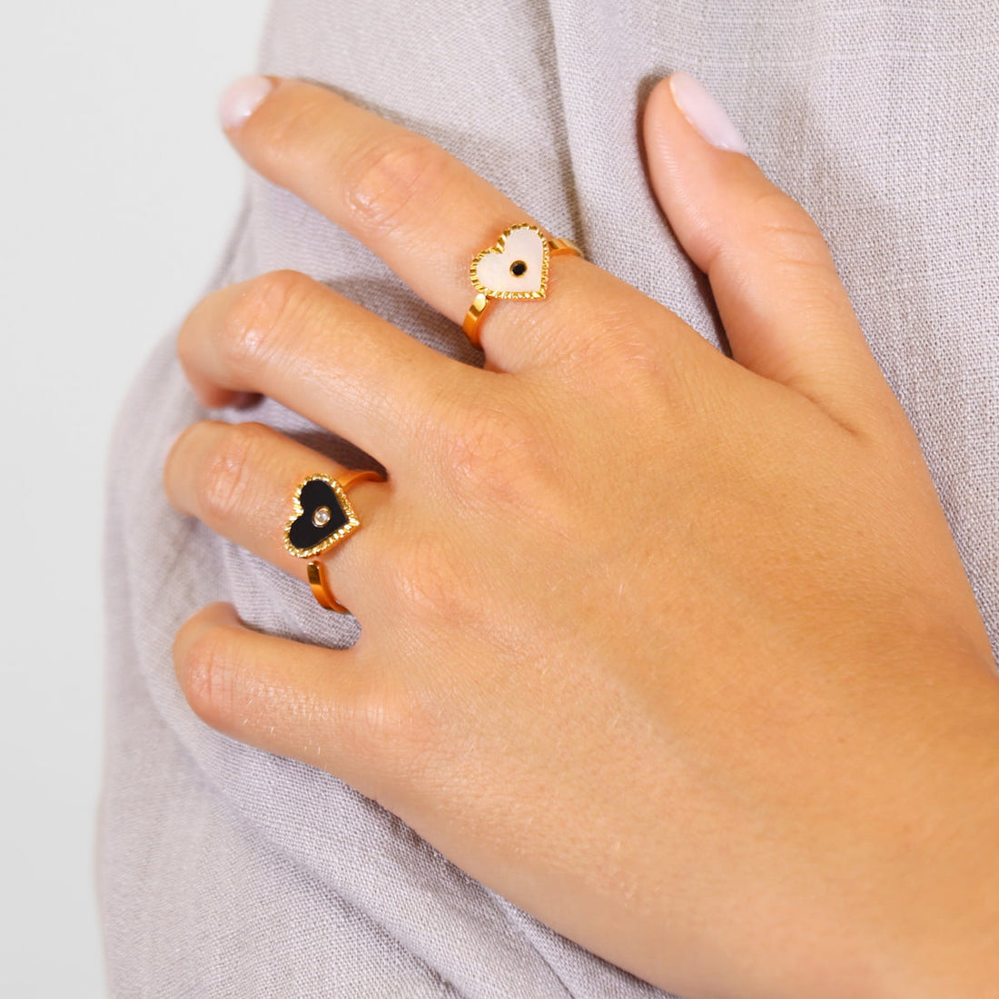 Anillo Mystic Ethereal Blanco Anartxy