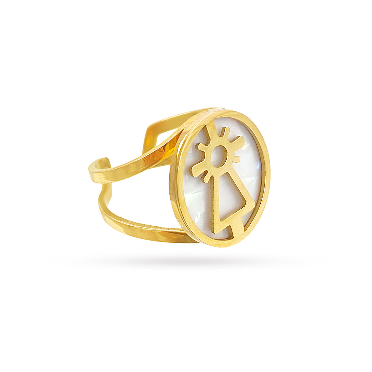 Anillo Faith Elyra Dorado Anartxy